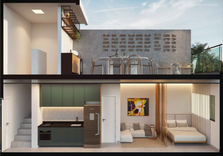 DULPLEX STUDIO 51 m²